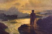 Lionel Walden Hawaiian Fisherman oil painting on canvas